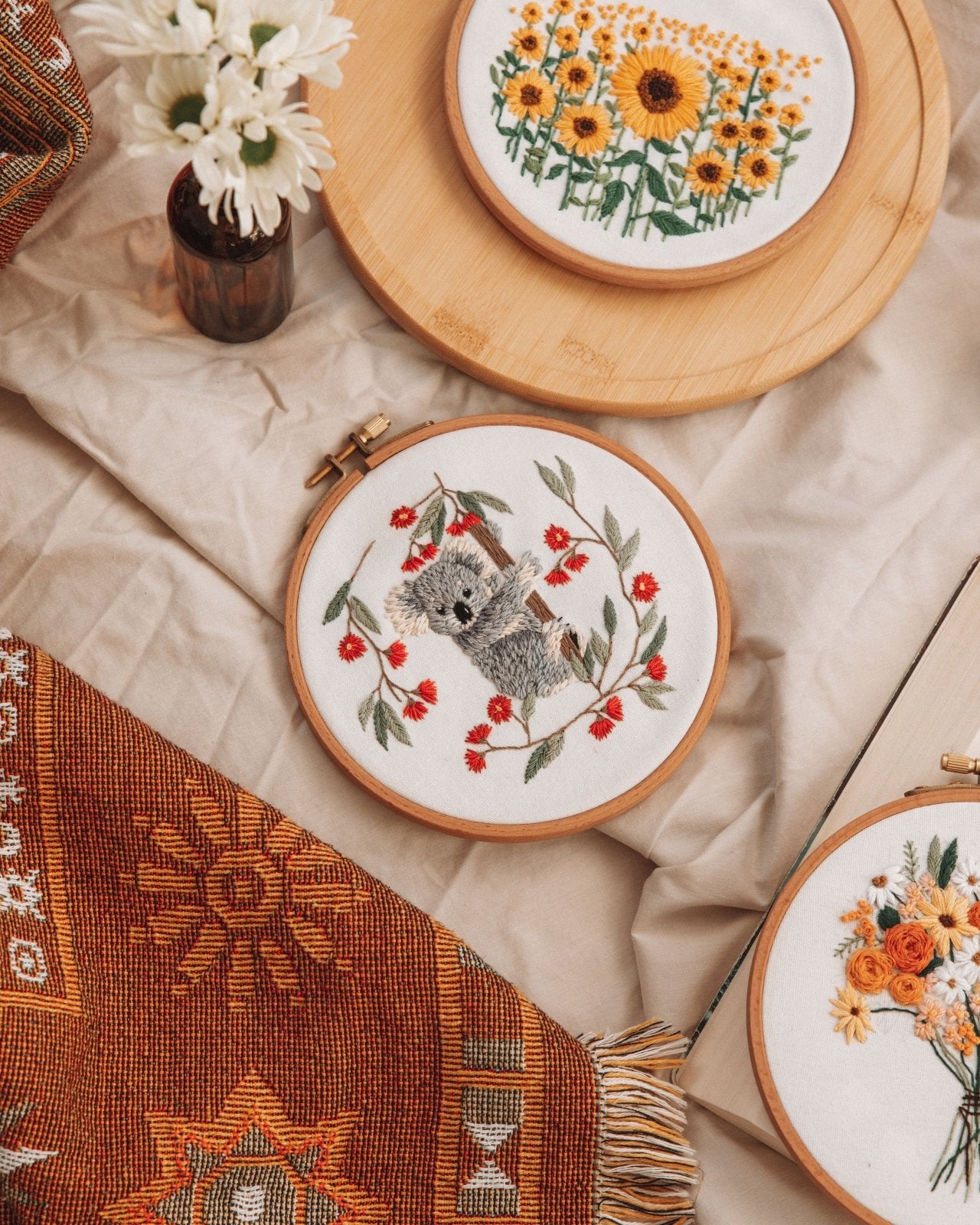 Baby Koala Embroidery Kit - Stitched Up Kits