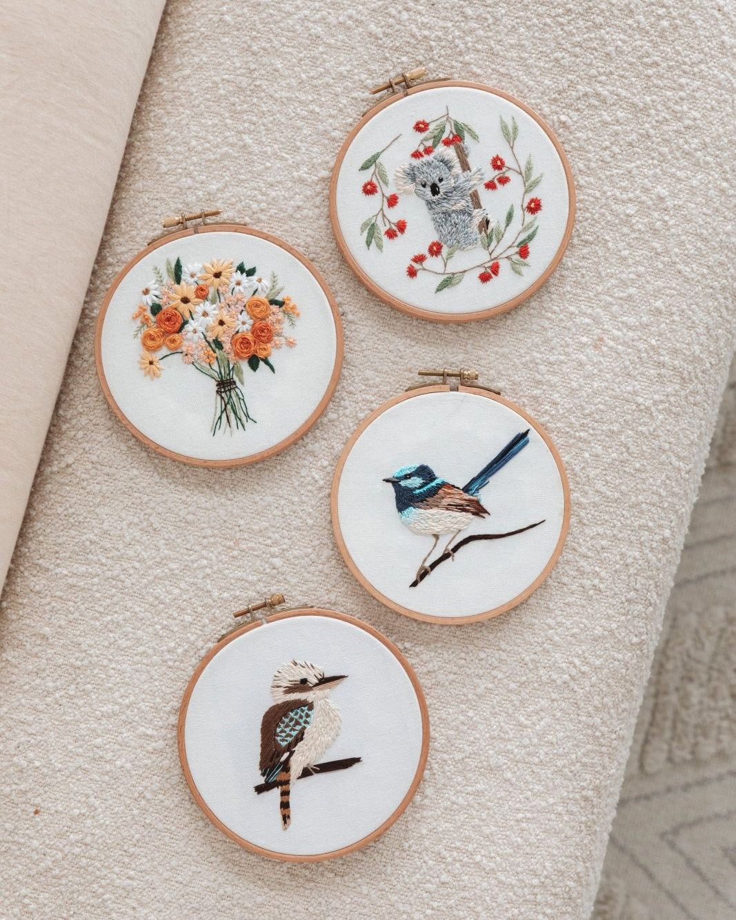 Daisy Bouquet Embroidery Kit - Stitched Up Kits