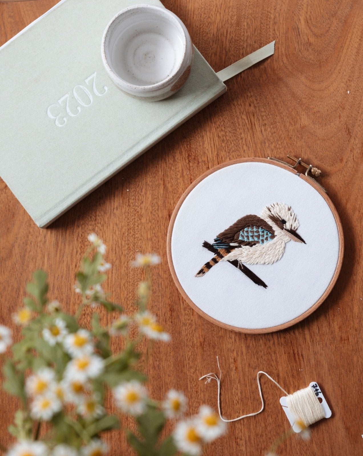 Kookaburra Embroidery Kit - Stitched Up Kits