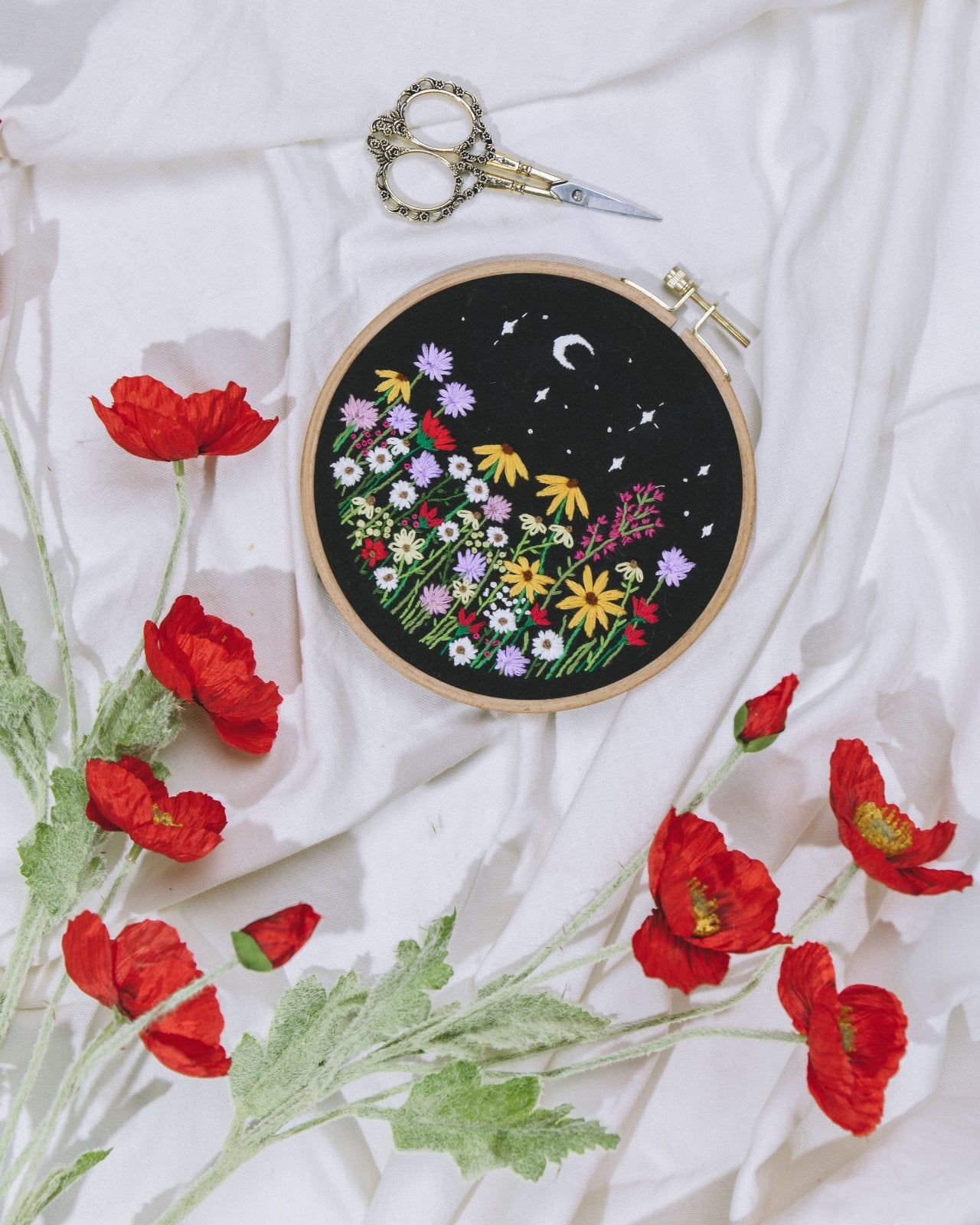 Luna Embroidery Kit - Stitched Up Kits