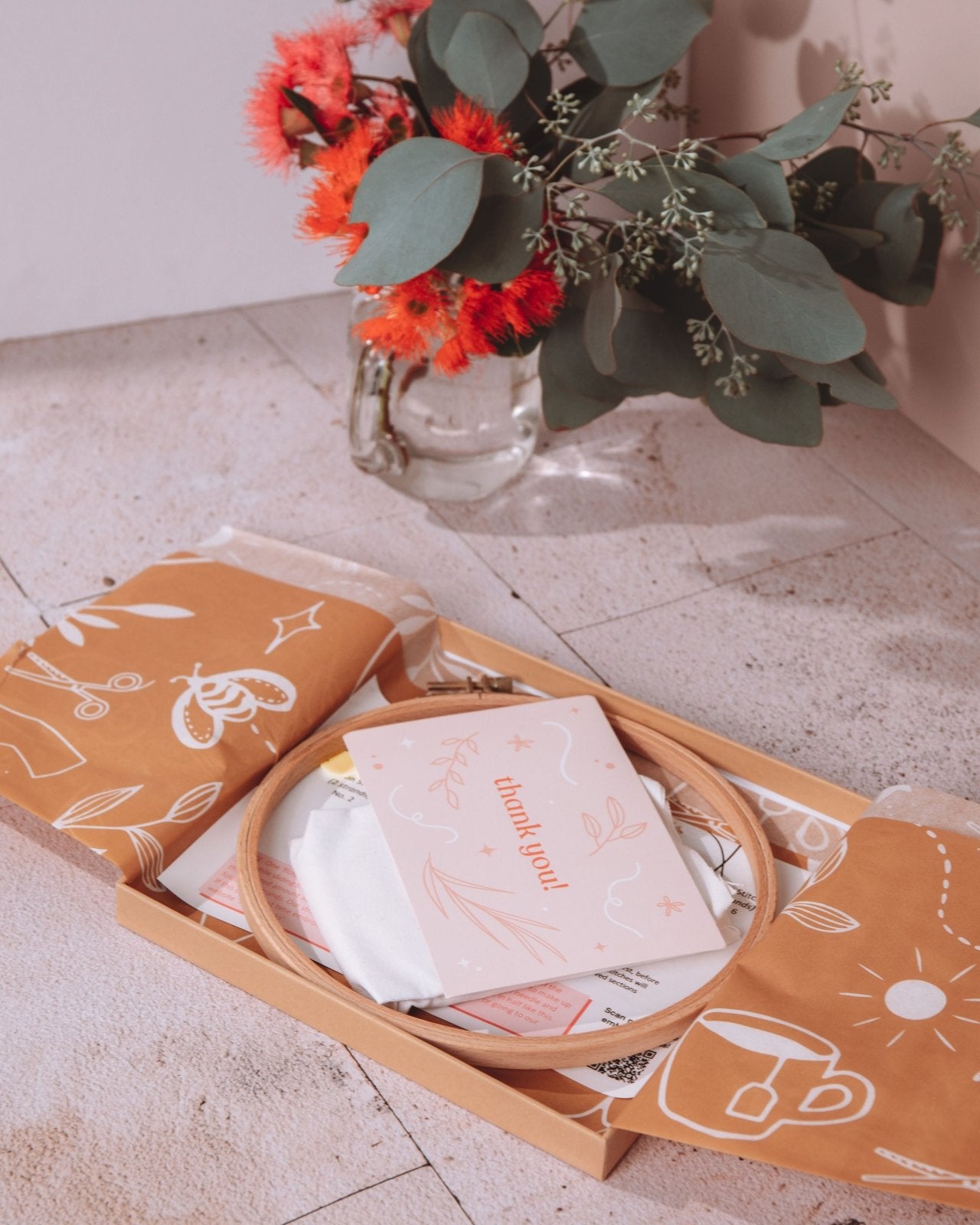 Luna Wildflowers Embroidery Kit - Stitched Up Kits