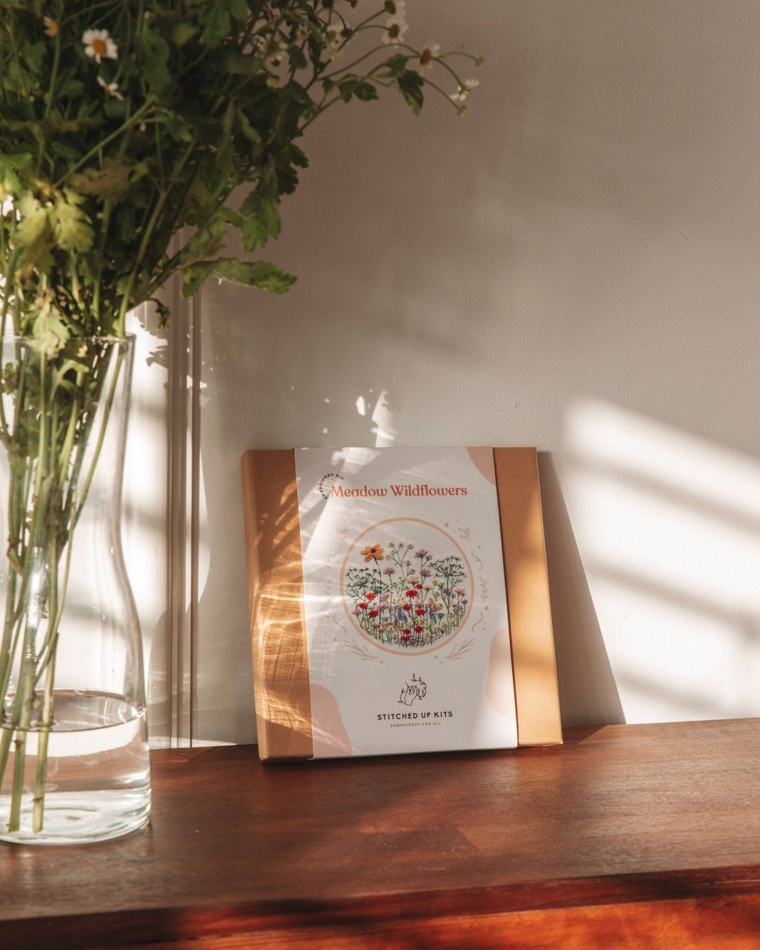 Meadow and Luna Wildflowers Embroidery Kits - Stitched Up Kits