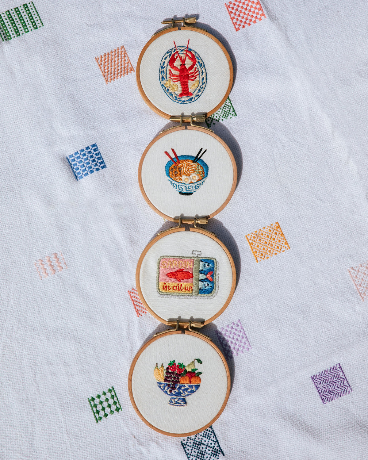 Mini Embiodery Set Mini Embroidery Kits (4