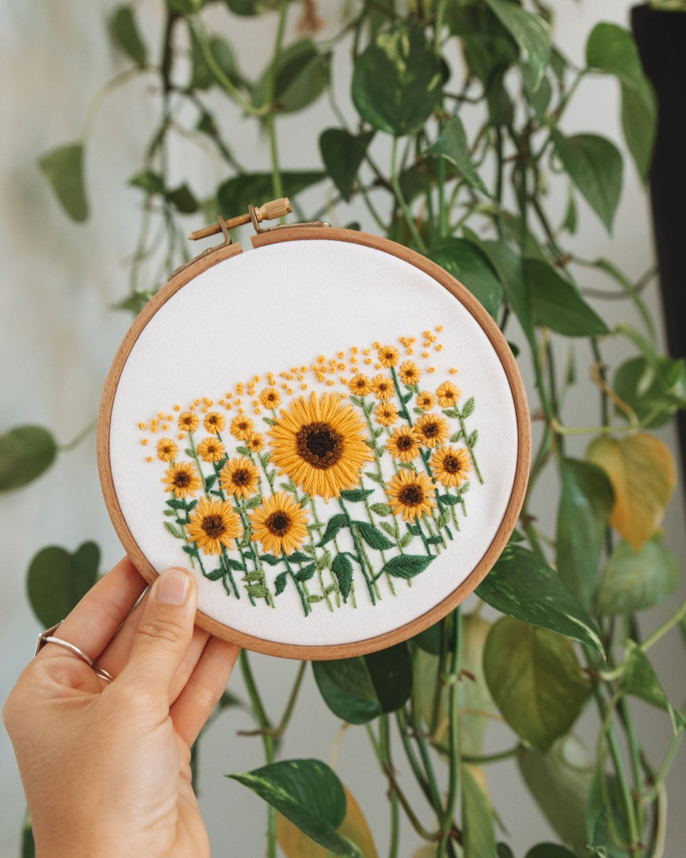 Ray Sunflowers Embroidery Kit